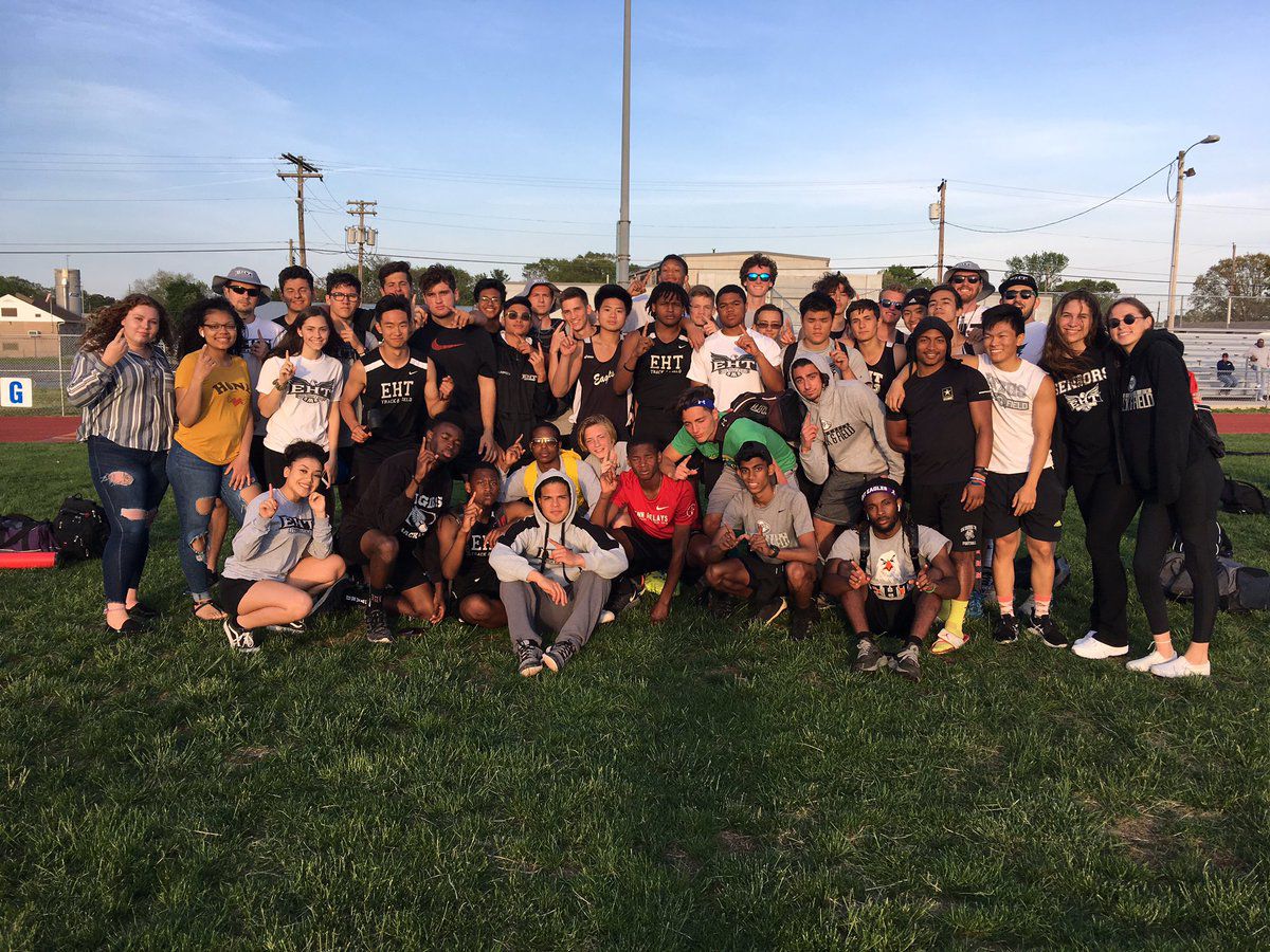 Egg Harbor Township boys track and field celebrates conference title